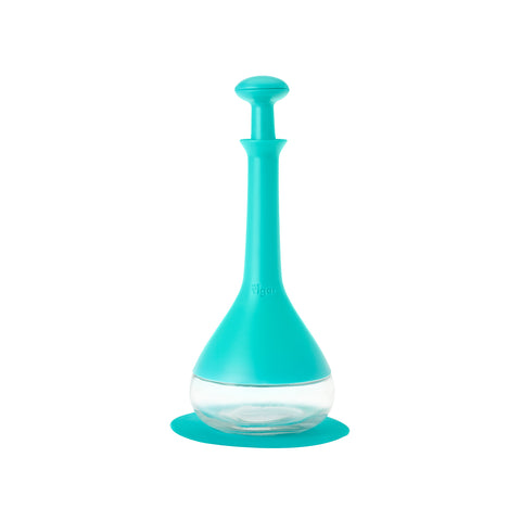 Huilier avec bec verseur anti-goutte turquoise