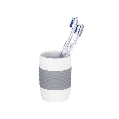 Gobelet porte-brosse à dents en céramique Bahia