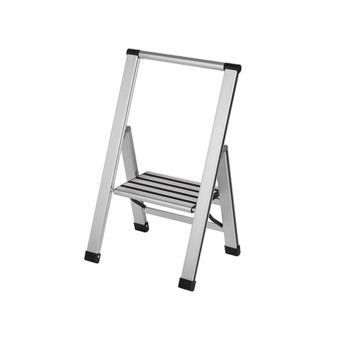 Escabeau pliable en aluminium à 1 marche