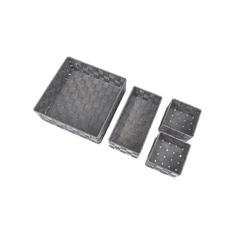 Set van 4 universele grijze Adria-opbergboxen
