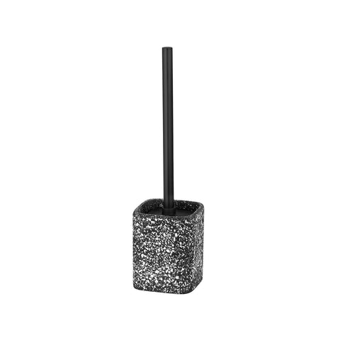 Zwarte terrazzo-badkamerset met tandenborstelhouder