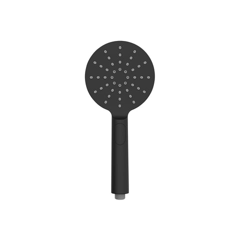 Design-douchekop, zwart, Ø 12 cm