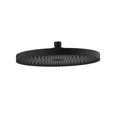 Pommeau de douche Softwater noir mat D. 26cm