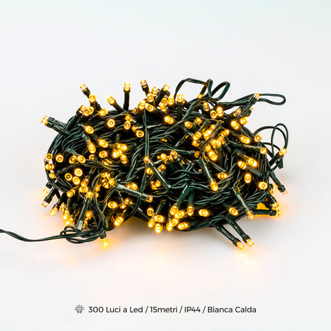Lichtketting met 300 ledlampjes IP44