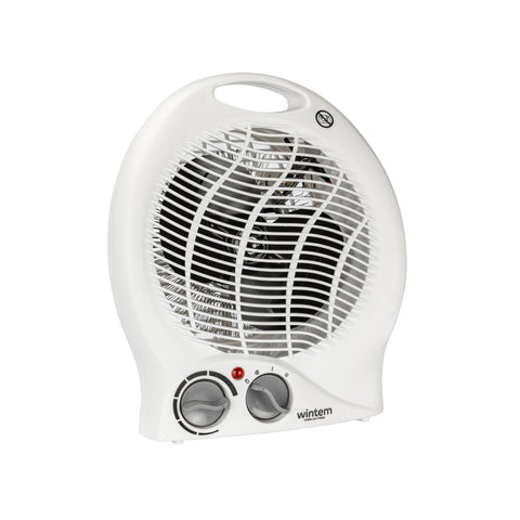 Chauffage soufflant compact 2000 W avec thermostat réglable