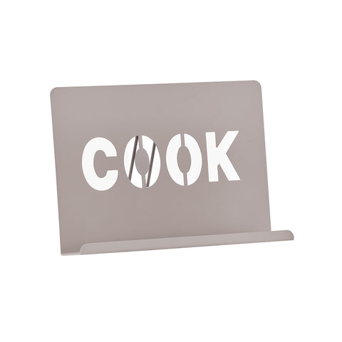 Support pour livre de cuisine taupe