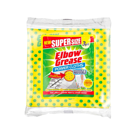Universele Power Cloths met superabsorberende en milieuvriendelijke Scrub Dots